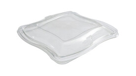 Kunststoffdeckel 82363 (PNL) für Salatschale WAVE, APET, 196 x 196 x 19 mm, transparent