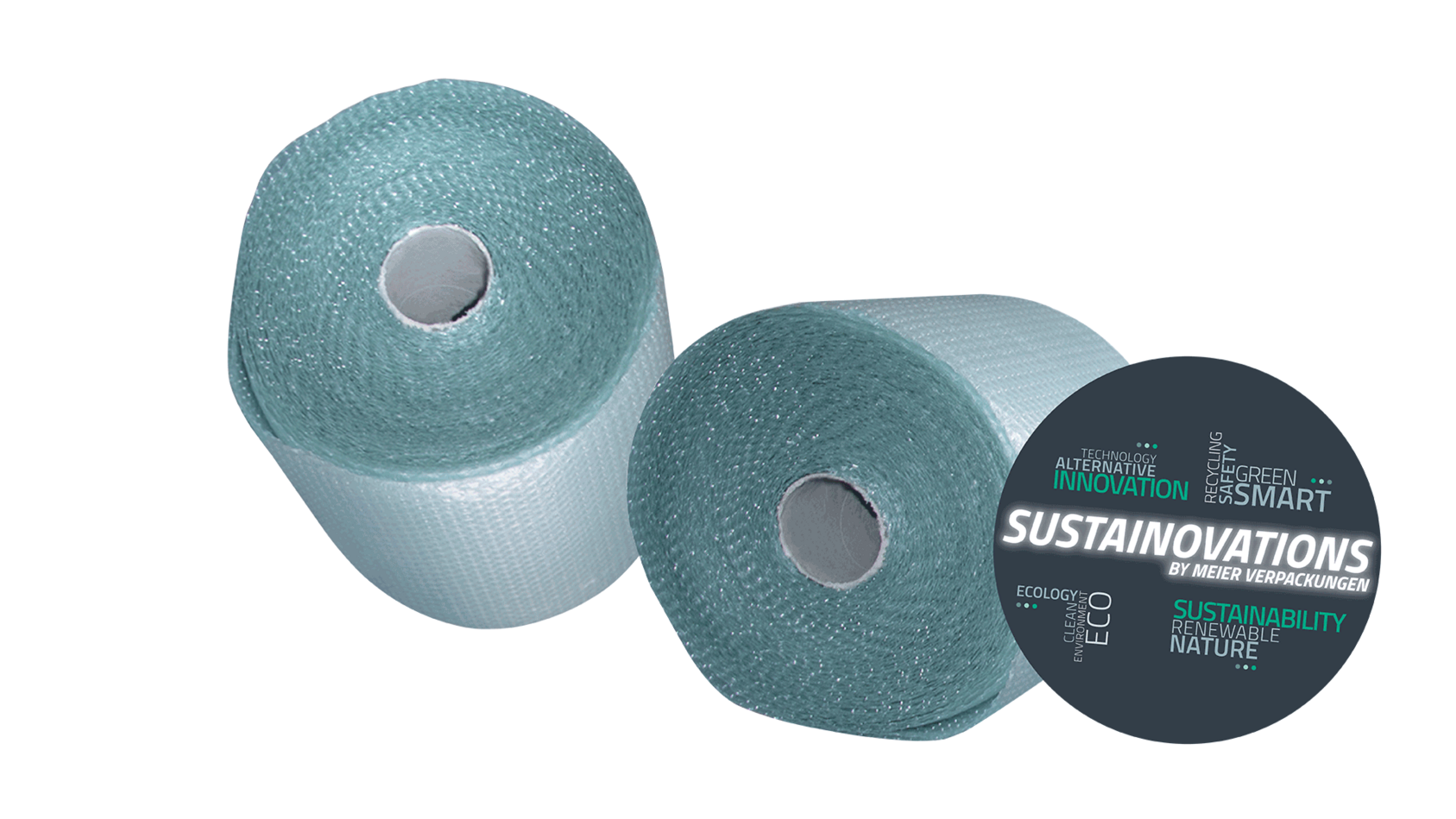 nachhaltige Luftpolsterfolie aus Recyclingmaterial Luftpolsterfolie aus Recyclingmaterial - nachhaltig und umweltfreundlich
