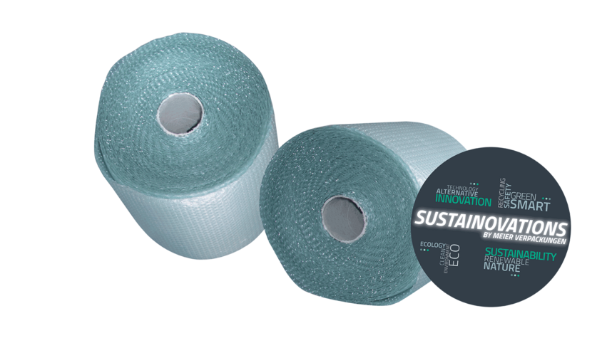 nachhaltige Luftpolsterfolie aus Recyclingmaterial Luftpolsterfolie aus Recyclingmaterial - nachhaltig und umweltfreundlich