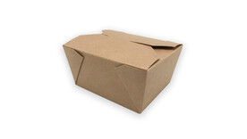 Kartonfaltbox, 750 ml, 113 x 90 x 63 mm, Karton/PE, braun, ungeteilt, A-Nr.: 97848 - 01