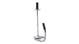 Abroller für Handstretchfolie, Metall, Rollenbreiten: 300-500 mm, Kern: 38 mm und 50 mm, verchromt, mit Metallrollenlager
