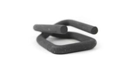 Verschlussklemme S8, Stahl, phosphatiert, Breite: 25 mm, Draht-Ø: 6 mm, Karton / 500 Stück