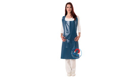 Schürze &quot;Detect&quot;, Qualität: PE, 60 my, dunkelblau, glatte Oberfläche, zum Binden, latexfrei, nicht steril, detektierbar, ca. 125 cm lang, ca. 75 cm breit