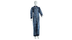 Overall Med Comfort, Größe L, Qualität: PP, blau, mit Stehkragen und Gummizug