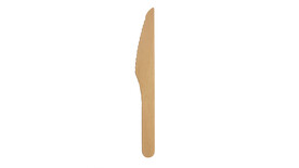 Einweg-Messer, Holz, natur, FAIRPAC, A-Nr.: 10443 - 01