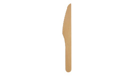 Einweg-Messer, Holz, natur, A-Nr.: 10443 Einweg-Messer, Holz, natur, A-Nr.: 10443 - 01