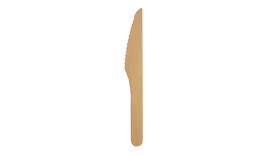 Einweg-Messer, Holz, natur, A-Nr.: 10443 Einweg-Messer, Holz, natur, A-Nr.: 10443 - 01