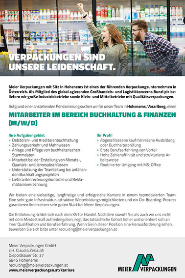 Buchhaltung &amp; Controlling, Hohenems, Vorarlberg, Österreich