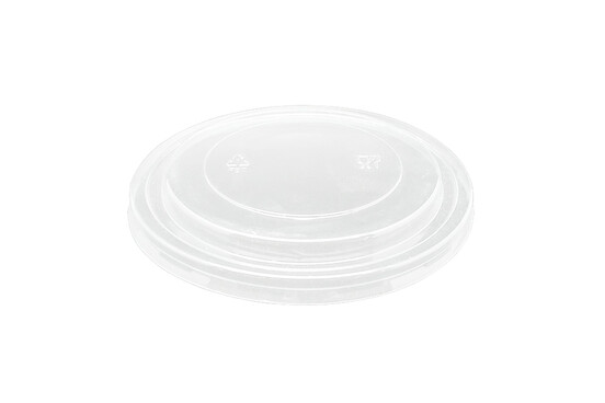 Stülpdeckel für Schale rund, Ø 150 mm, H 16 mm, rund, PET, transparent, glatt