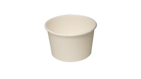 Dressingbecher / Eisbecher, 75 ml, Ø 75 mm, 48 mm, Karton/PLA, weiß, A-Nr.: 11490 - 01