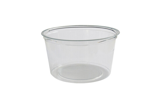 Rundbecher Crispy Cup 84403 (PNL), 300 ml, Ø 101 mm, H 58 mm, rund, PET, transparent, glatt