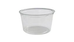 Rundbecher, 300 ml, Ø 101 mm, 58 mm, PET, transparent, A-Nr.: 88138 - 01