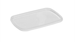 Schnappdeckel, 108 x 86 x 5 mm, PP, transparent
