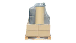 Schrumpfhaube, LDPE, 100 my, 1.250 + 2 x 425 SF x 1.800 mm, transparent, A-Nr.: 71400 - 01