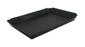 Kartonschale, Motiv: &quot;Öko Tray schwarz&quot;, G 70, L 160 mm x B 103 mm x H 20 mm, schwarz