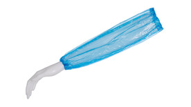 Ärmelschoner Med Comfort, Qualität: PE, light 17 my, blau, ca. 40 cm lang