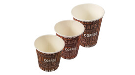 Coffee to go Becher &quot;Coffee&quot;, Papier/PE, rund