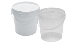 Becher mit Originalitätsverschluss, PP, rund, mit Henkel, mit Deckel (Kombipack)