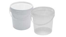 Becher mit Originalitätsverschluss, PP, rund, mit Henkel, mit Deckel (Kombipack), A-Nr.: 12777 Becher mit Originalitätsverschluss, PP, rund, mit Henkel, mit Deckel (Kombipack), A-Nr.: 12777 - 01