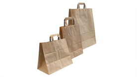 Papiertragetasche mit Flachhenkeln FAIRPAC