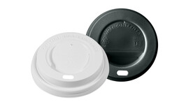 Deckel für Coffee to go Becher, PS, rund, A-Nr.: 12809 Deckel für Coffee to go Becher, PS, rund, A-Nr.: 12809 - 01