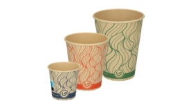 Coffee to go Becher VERIVE, Bambuspapier/wasserbasierte Beschichtung