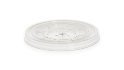 Flachdeckel, Ø 95 mm, RPET, transparent, VERIVE, A-Nr.: 14090 - 01