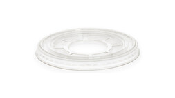Flachdeckel, Ø 95 mm, RPET, transparent, VERIVE, A-Nr.: 14091 - 01