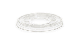Flachdeckel, Ø 95 mm, RPET, transparent, VERIVE, A-Nr.: 14091 - 01