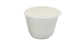 Dressingbecher FAIRPAC, Bagasse, rund