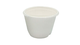 Dressingbecher, Bagasse, rund, A-Nr.: 12787 Dressingbecher, Bagasse, rund, A-Nr.: 12787 - 01