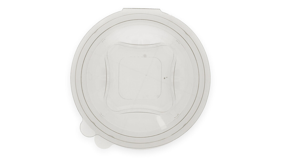 Klappbox, 750 ml, Ø 175 mm, 95 mm, RPET, transparent, mit anhängendem Deckel, Verive, A-Nr.: 80435 Klappbox, 750 ml, Ø 175 mm, 95 mm, RPET, transparent, mit anhängendem Deckel, Verive, A-Nr.: 80435 - 02