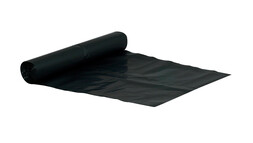 Müllsack, LDPE, 34 my, 120 Liter, B 700 mm x L 1.100 mm, Recycling, schwarz, unbedruckt, Abreißperforation: Ja, 25 Stk./Rolle, A-Nr.: 14728 - 01
