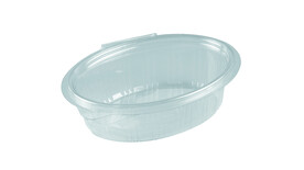 Klappbox 250 ml, APET, 145 x 108 x 45 mm, transparent