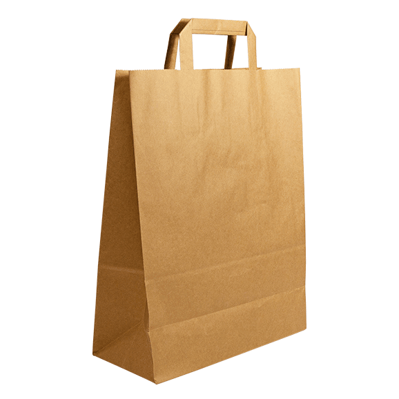 Papiertragetaschen mit Flachhenkeln von Meier Verpackungen Meier Verpackungen - Papiertragetaschen mit Flachhenkeln, Papier-Tragetaschen