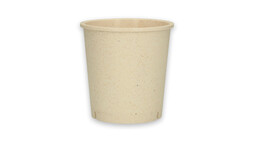 Mehrweg-Suppenbecher, 400 ml, Ø 95 mm, Verbundstoff aus Holzfasern/PP, natur, VERIVE