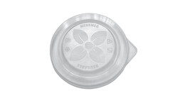 Mehrweg-Stülpdeckel, Ø 95 mm, PP, transparent, VERIVE