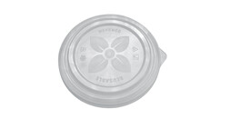 Mehrweg-Stülpdeckel, Ø 150 mm, PP, transparent, VERIVE