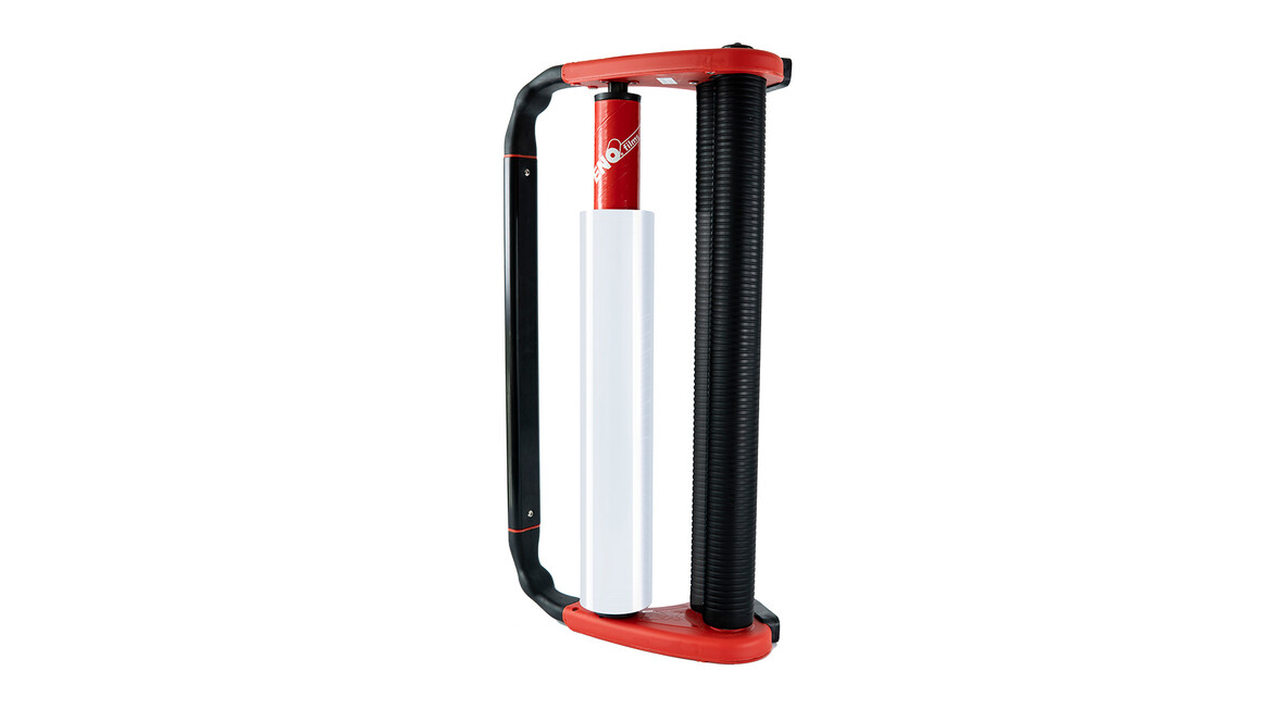 Abroller ENO®ergo für Handstretchfolie, Kunststoff, Rollenbreiten: 400-500 mm, geeignet für Stretchfolienrollen ENO®ergo, A-Nr.: 15046 - 02
