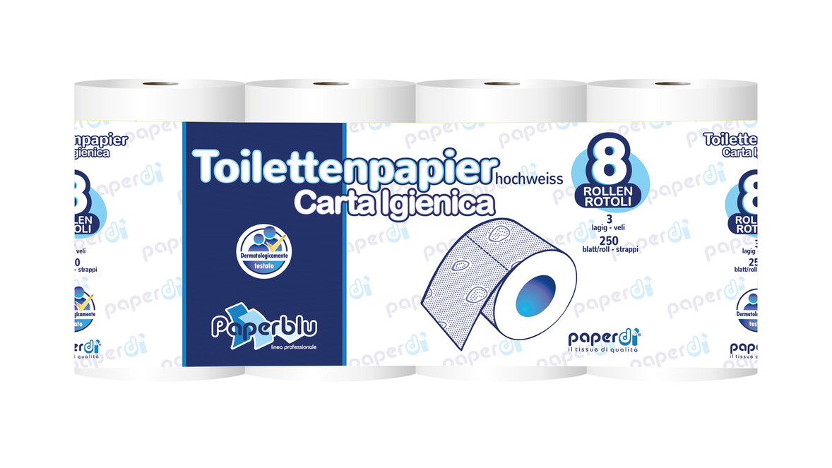 Toilettenpapier Kleinrolle ECO GREEN, T4, 2-lagig, weiß, Recyclingmaterial, A-Nr.: 16001 - 01