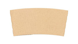Sleeve für Coffee to go Becher, 112 x 20 x 51 mm, Kraftpapier, braun, Prime Source, A-Nr.: 16817 - 01