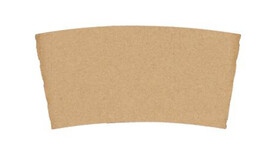 Sleeve für Coffee to go Becher, 90 x 120 x 60 mm, Kraftpapier, braun, Prime Source, A-Nr.: 16816 - 01