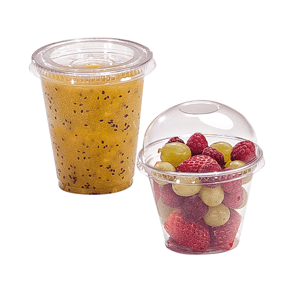 Meier Verpackungen - Kaltgetränkebecher, Shakebecher, Shake-Becher, Smoothie-Becher, Smoothiebecher, Dessertbecher, Dessert-Becher, Trinkbecher