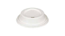 Deckel für Coffee to go, Bagasse, Ø 80 mm, weiß, A-Nr.: 10882 - 01