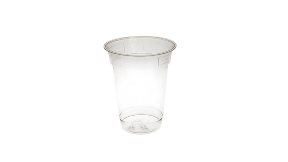 Shake-Becher to go, 300 ml, Ø 95 mm, 110 mm, RPET, transparent, VERIVE, A-Nr.: 14087 Shake-Becher to go, 300 ml, Ø 95 mm, 110 mm, RPET, transparent, VERIVE, A-Nr.: 14087 - 01