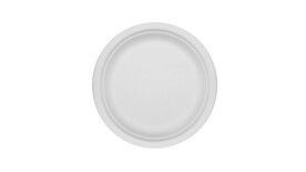 Einwegteller, Bagasse, Ø 180 mm, 18 mm, weiß, VERIVE, A-Nr.: 16528 - 01