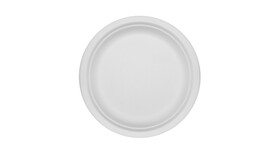 Einwegteller, Bagasse, Ø 220 mm, 19 mm, weiß, VERIVE, A-Nr.: 16529 - 01