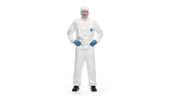Schutzanzug Tyvek® 500 Xpert model CHF5, Größe M, PE, weiß, A-Nr.: 14694 Schutzanzug Tyvek® 500 Xpert model CHF5, Größe M, PE, weiß, A-Nr.: 14694 - 01