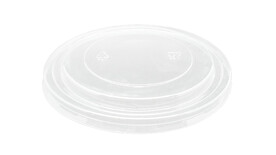 Stülpdeckel, Ø 187 mm, R-PET, transparent, glatt, A-Nr.: 16572 - 01