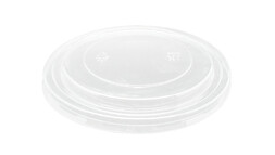 Stülpdeckel, Ø 187 mm, R-PET, transparent, glatt, A-Nr.: 16572 - 01